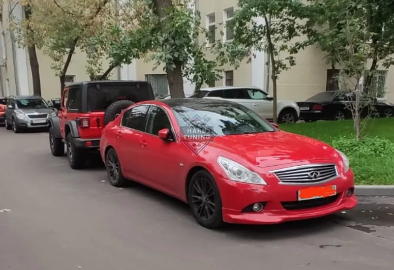 Накладка на передний бампер REDLINE Infiniti G25 V36 (2006-2013)