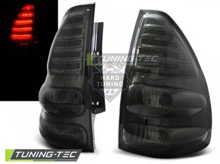 Задние фонари Toyota Land Cruiser 120 (2003-2009) LED тонированные