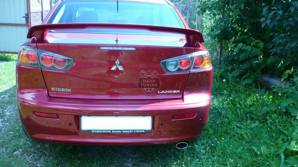 Спойлер 2.0 V1 Mitsubishi Lancer 10 (2007-2016) стеклопластик