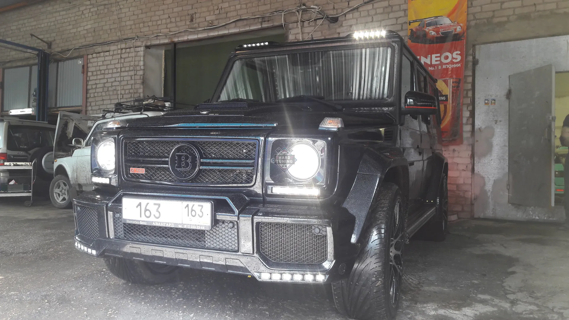Козырек на переднее стекло Mansory Mercedes benz G-Klasse (W463)
