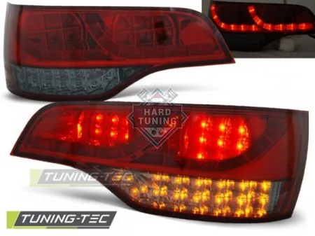 Задние фары AUDI Q7 (2006-2009) LED TAIL LIGHTS fits красно-тонированные