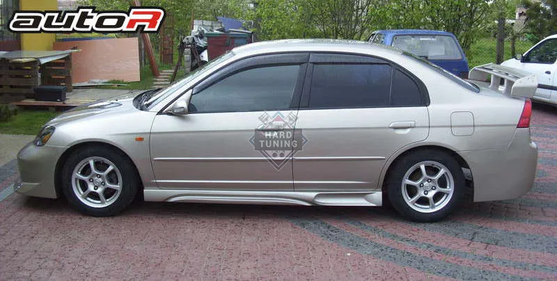 Накладки на пороги MUGEN Honda Civic 7