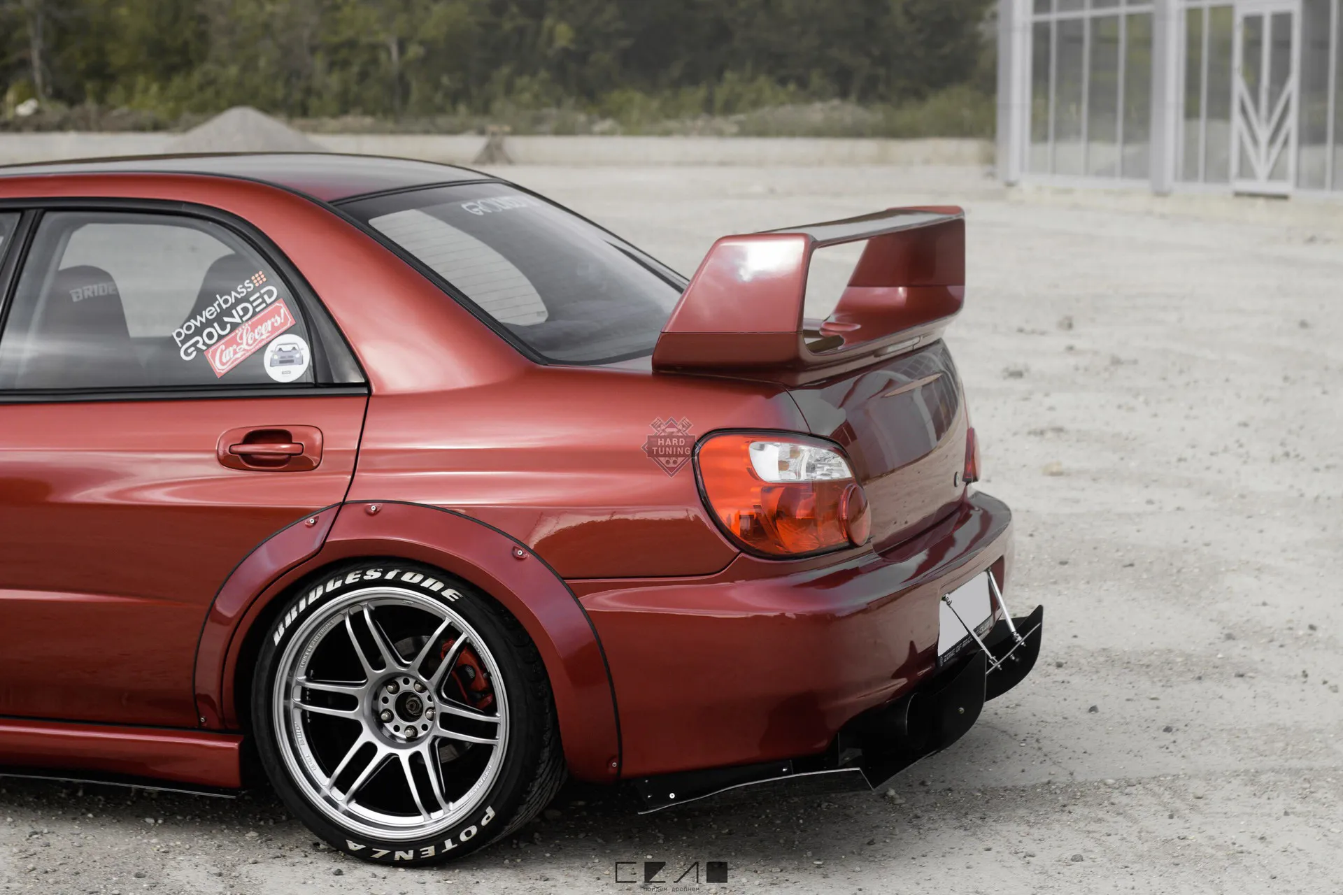 Спойлер WRX STI SUBARU IMPREZA GD/GG