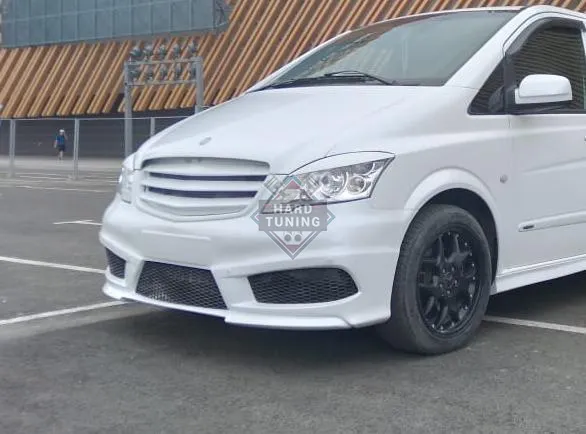 Передний бампер HT на Mercedes Vito/Viano (W639) рестайл