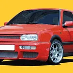 Передний бампер Rieger Volkswagen Golf 3