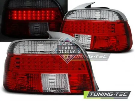 Задние фары BMW E39 (1995-2000) LED BAR TAIL LIGHTS fits красно-белые