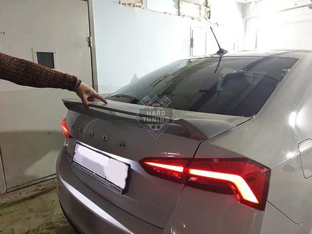 Спойлер RS Style Skoda Rapid