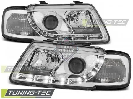 Передние фары AUDI A3 8L 1996-2000 HEADLIGHTS DAYLIGHT fits хром