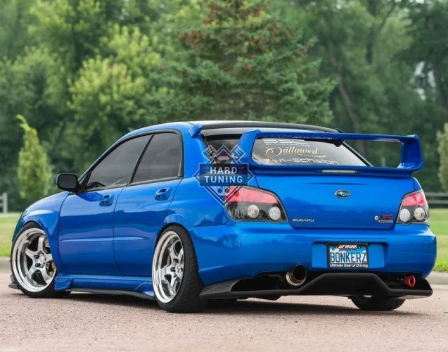 Диффузор на задний бампер Voltex для Subaru Impreza GDB