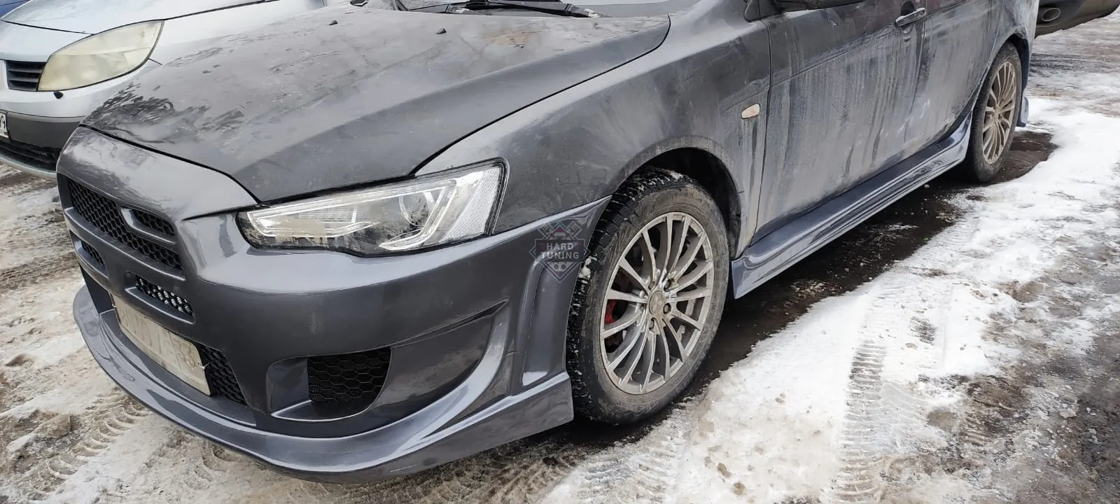 Передний бампер INGS+1 N-SPEC Mitsubishi Lancer 10 (2007-2016)
