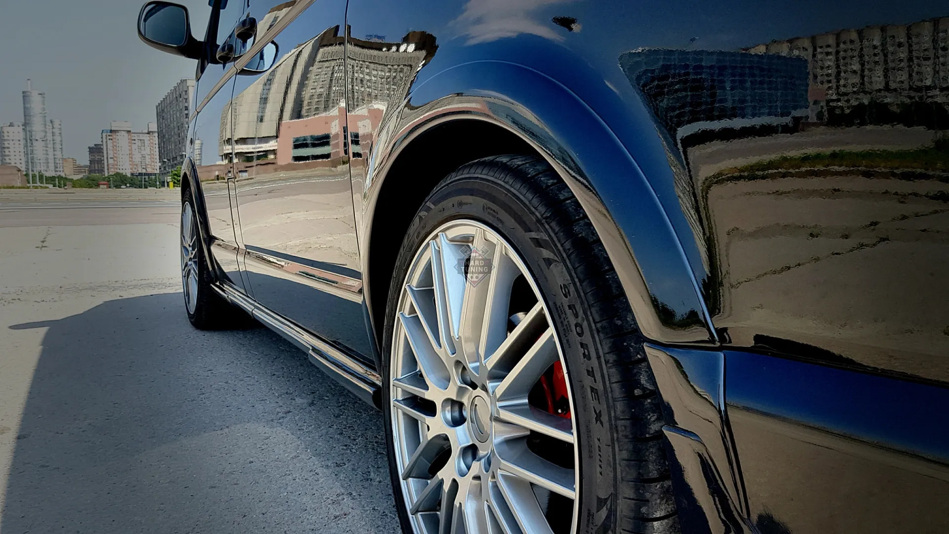 Накладки на пороги Rieger Volkswagen T5