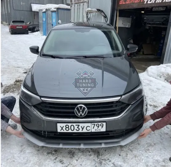 Сплиттер на бампер Volkswagen Polo MK6