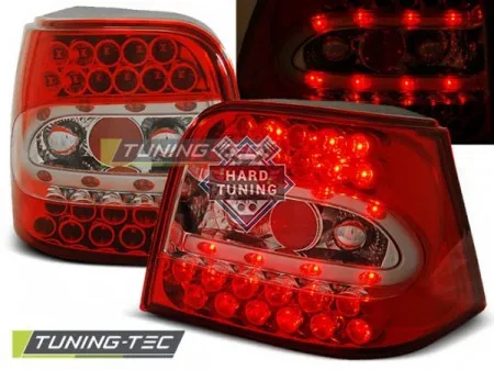 Задние фонари Volkswagen Golf 4 (1997-2003) LED красно-белые