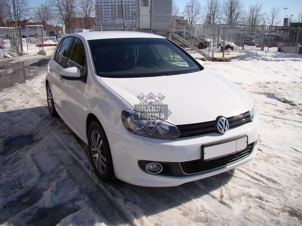 Накладки на фары VW Golf 6 (2008-2012)