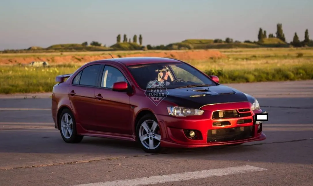 Передний бампер INGS+1 N-SPEC Mitsubishi Lancer 10 (2007-2016)