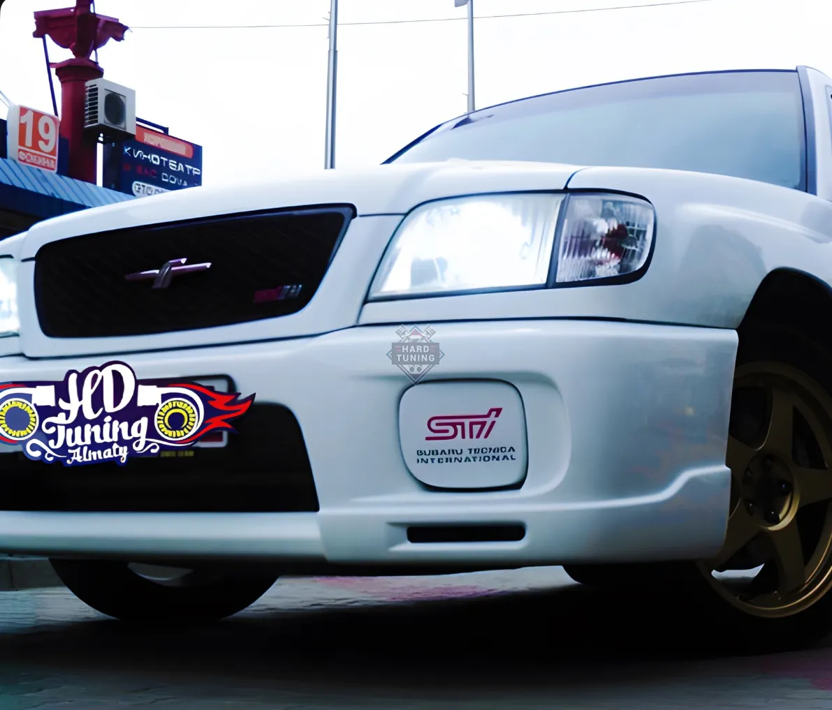 Заглушки туманок STI Subaru Forester SF