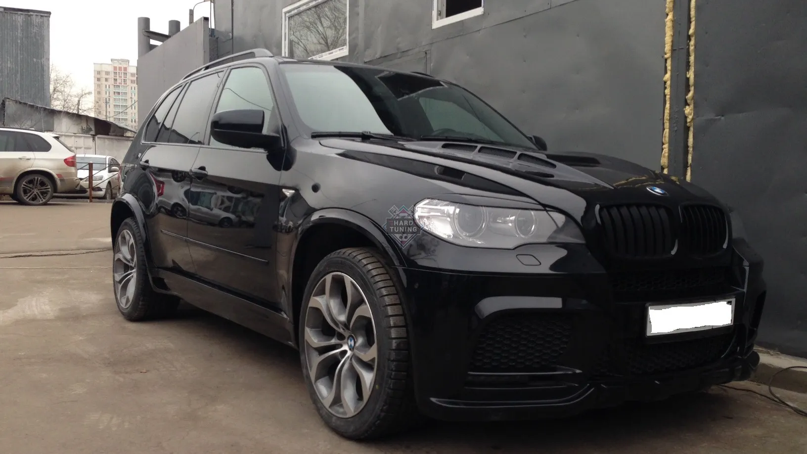 Передний бампер HAMANN BMW X6 E71 рестайлинг (под обычные крылья)