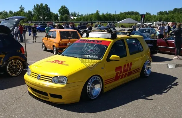 Накладка на передний бампер GLI Volkswagen Golf 4