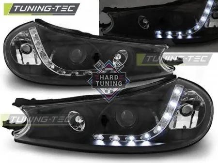 Передние фары FORD MONDEO 2 (1996-2000) DAYLIGHT черные