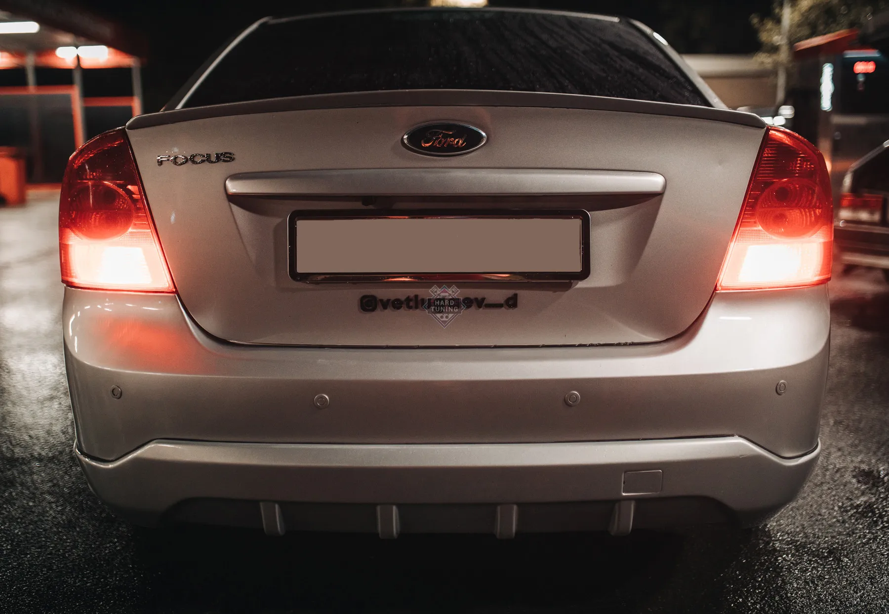 Спойлер FT Ford Focus 2 2004-2011 седан