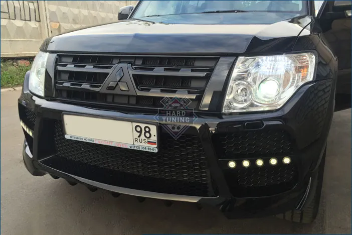 Комплект обвеса HT Mitsubishi Pajero 4 (2006-2014) дорестайлинг и 1й рестайлинг