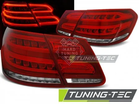 Задние фонари Mercedes W212 E-Class (2009-2013) LED красно-белые
