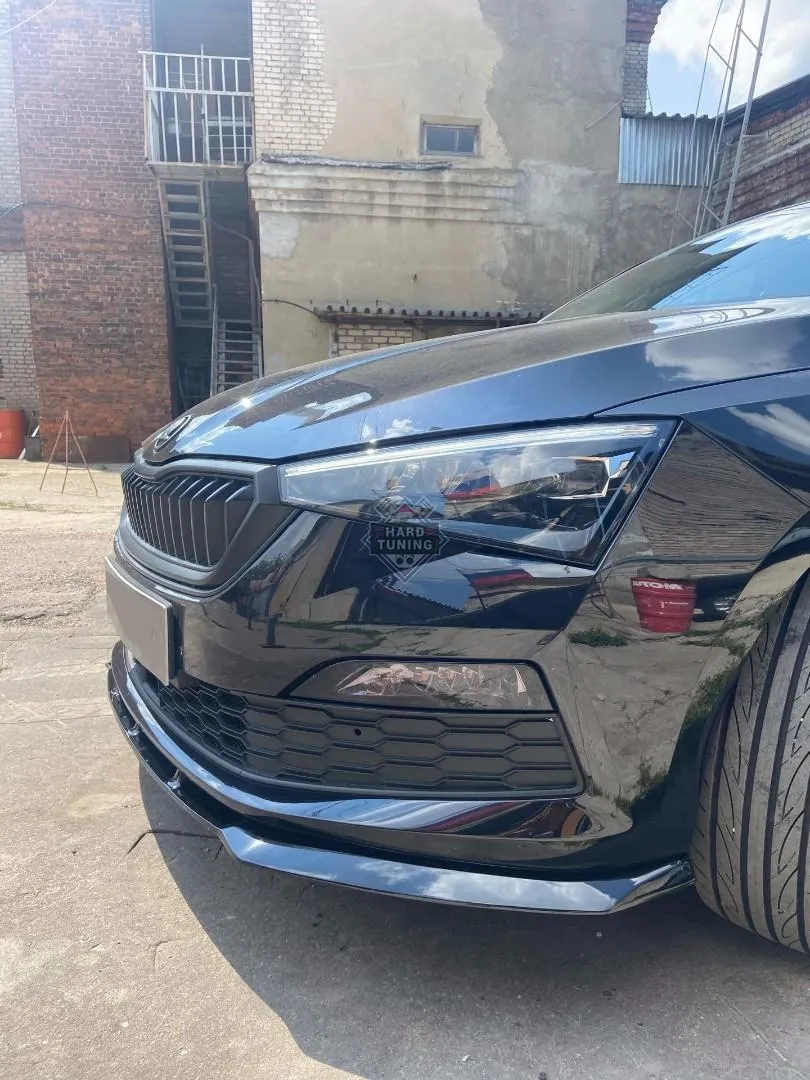Сплиттер переднего бампера SKODA RAPID 2 (2020+)