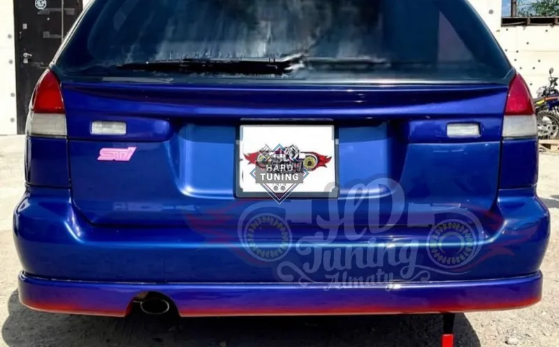Накладка на задний бампер V3 Subaru Legacy BG