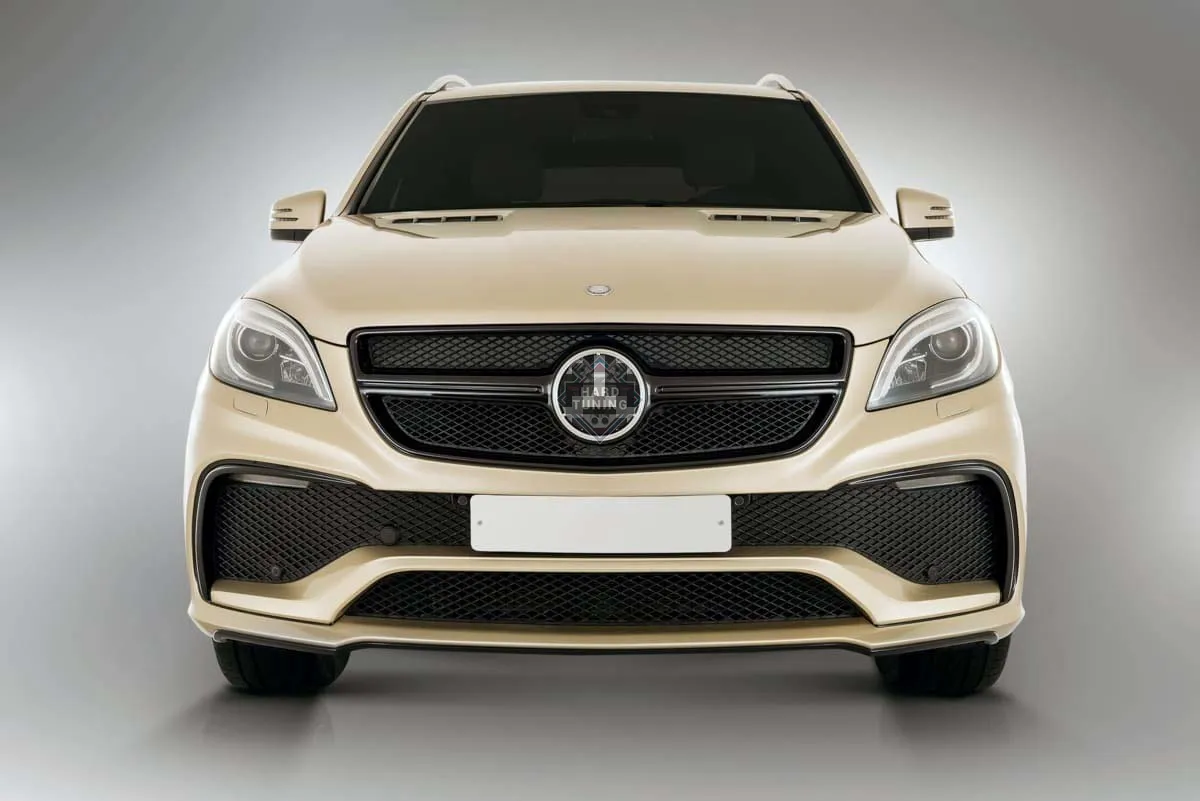 Передний бампер MR Mercedes M-Klasse (W166) АБС пластик