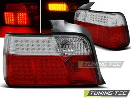 Задние фары BMW E36 (1990-1999) SEDAN LED TAIL LIGHTS fits красно-белые
