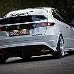 Накладка на задний бампер GP Honda Civic 8 5D