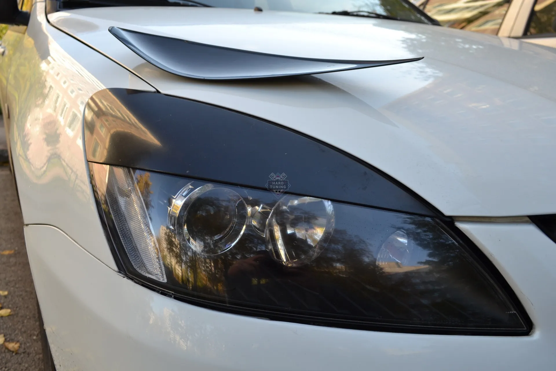 Накладки на фары широкие Mitsubishi Lancer 9 (2003-2009)