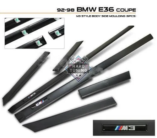 Накладки на двери - молдинги M3 BMW E36 купе