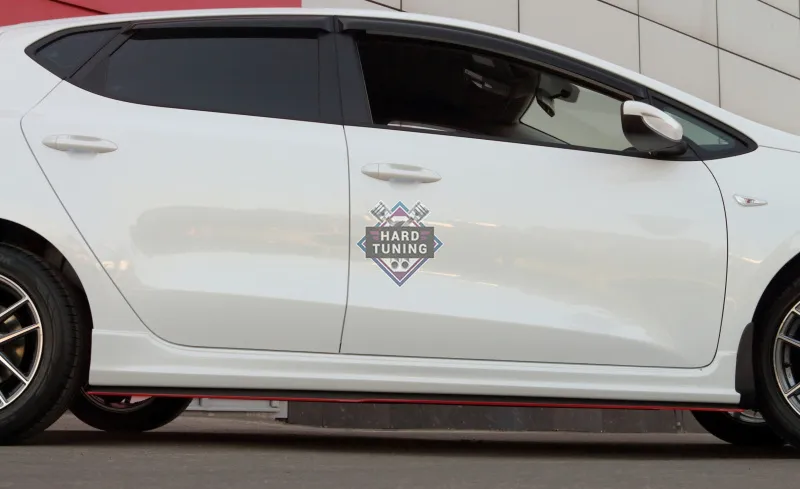 Сплиттеры порогов KIA CEED 2 HB, SW, GT 2012-2018