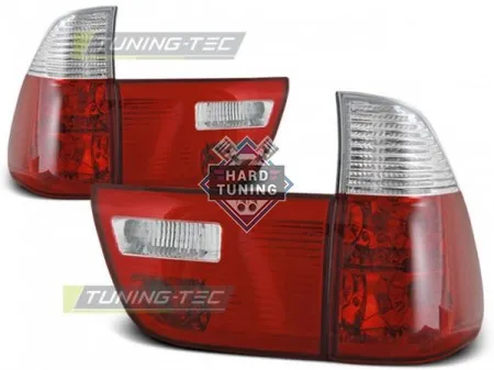Задние фонари BMW X5 E53 (1999-2006) TAIL LIGHTS fits красно-белые
