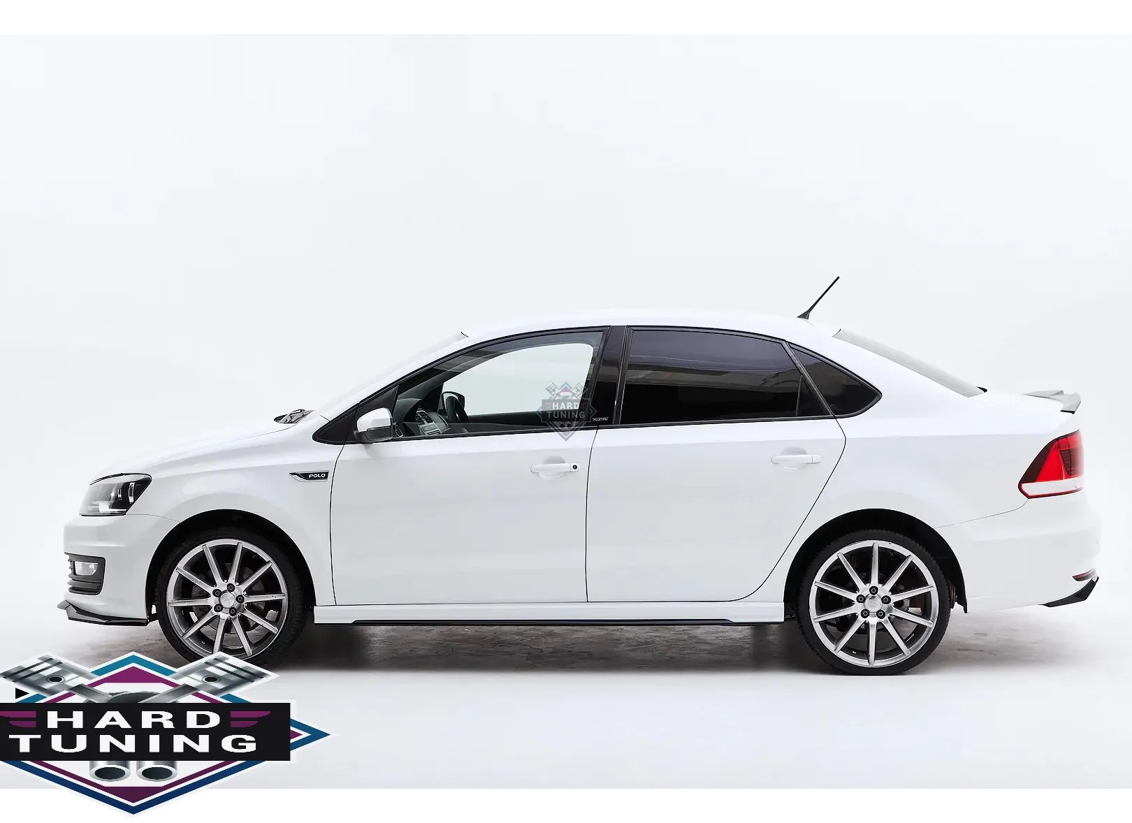 Накладки на пороги VOLKSWAGEN POLO V 2014-2020 АБС ПЛАСТИК