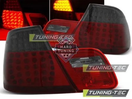 Задние фары BMW E46 (1999-2003) COUPE LED TAIL LIGHTS fits красно-тонированные