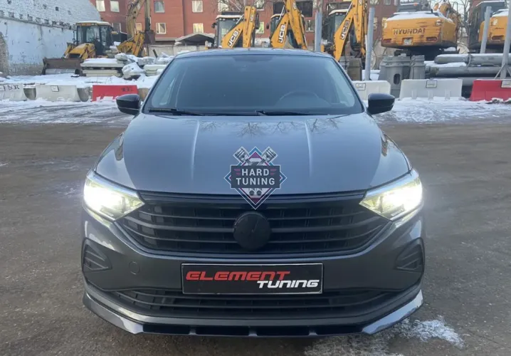 Сплиттер на бампер Volkswagen Polo MK6