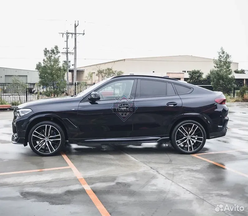 Комплект M performance-сплиттеры карбон BMW X6 G06