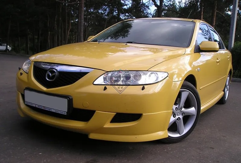 Накладка на передний бампер AERO Mazda 6 GG