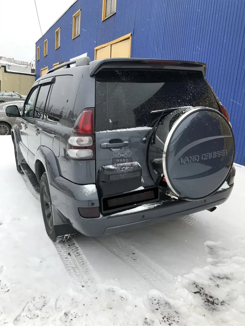 Бокс (чехол) запасного колеса (265/70 R16; 265/65 R17; 265/60 R18) с надписью land cruiser