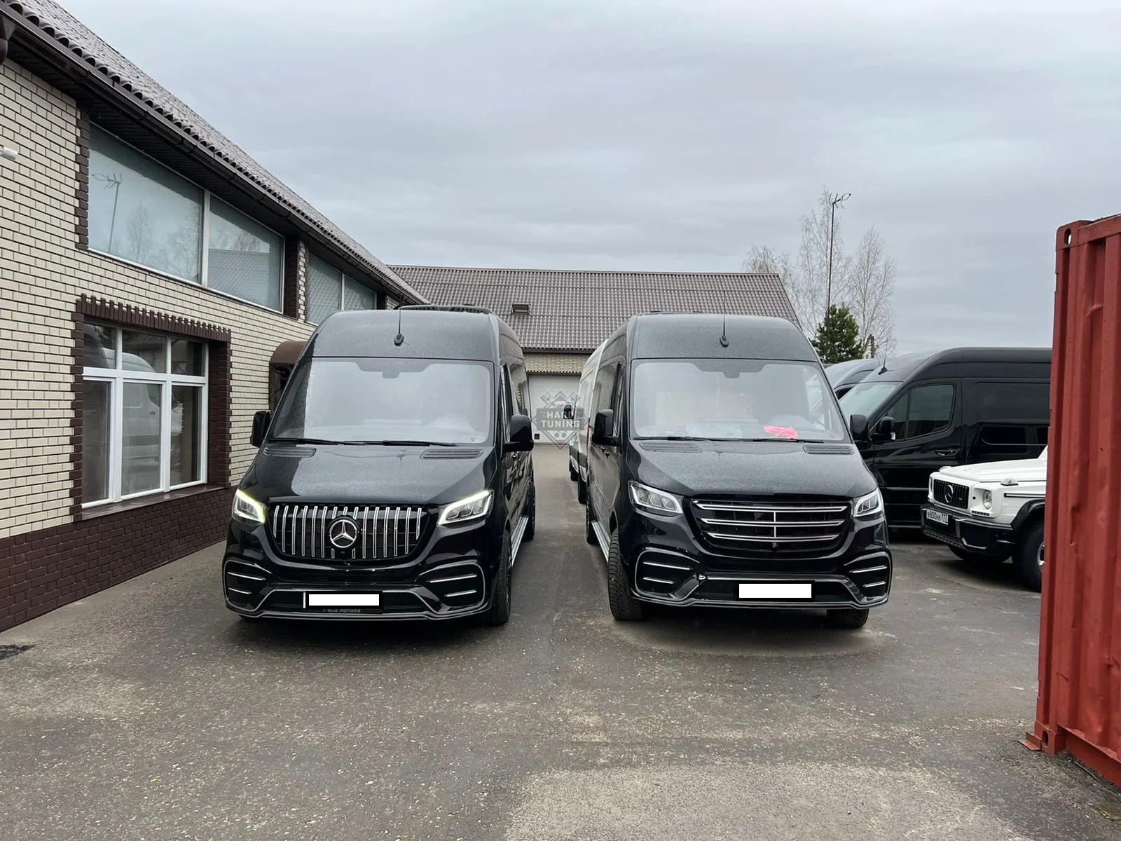 Передний бампер AMG HT Mercedes Sprinter W907 2018+ АБС ПЛАСТИК