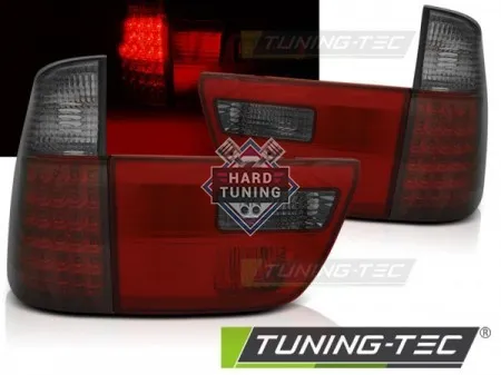 Задние фары BMW X5 E53 (1999-2006) LED TAIL LIGHTS fits красно-тонированные