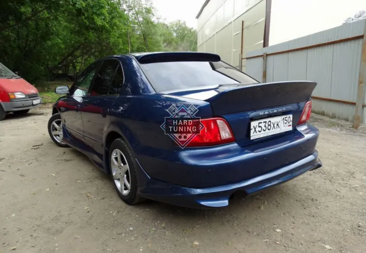 Накладка на задний бампер CYBER Mitsubishi Galant 8 америка / япония-европа