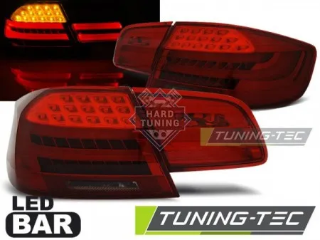 Задние фары BMW E92 (2006-2010) LED BAR TAIL LIGHTS fits красно-тонированные
