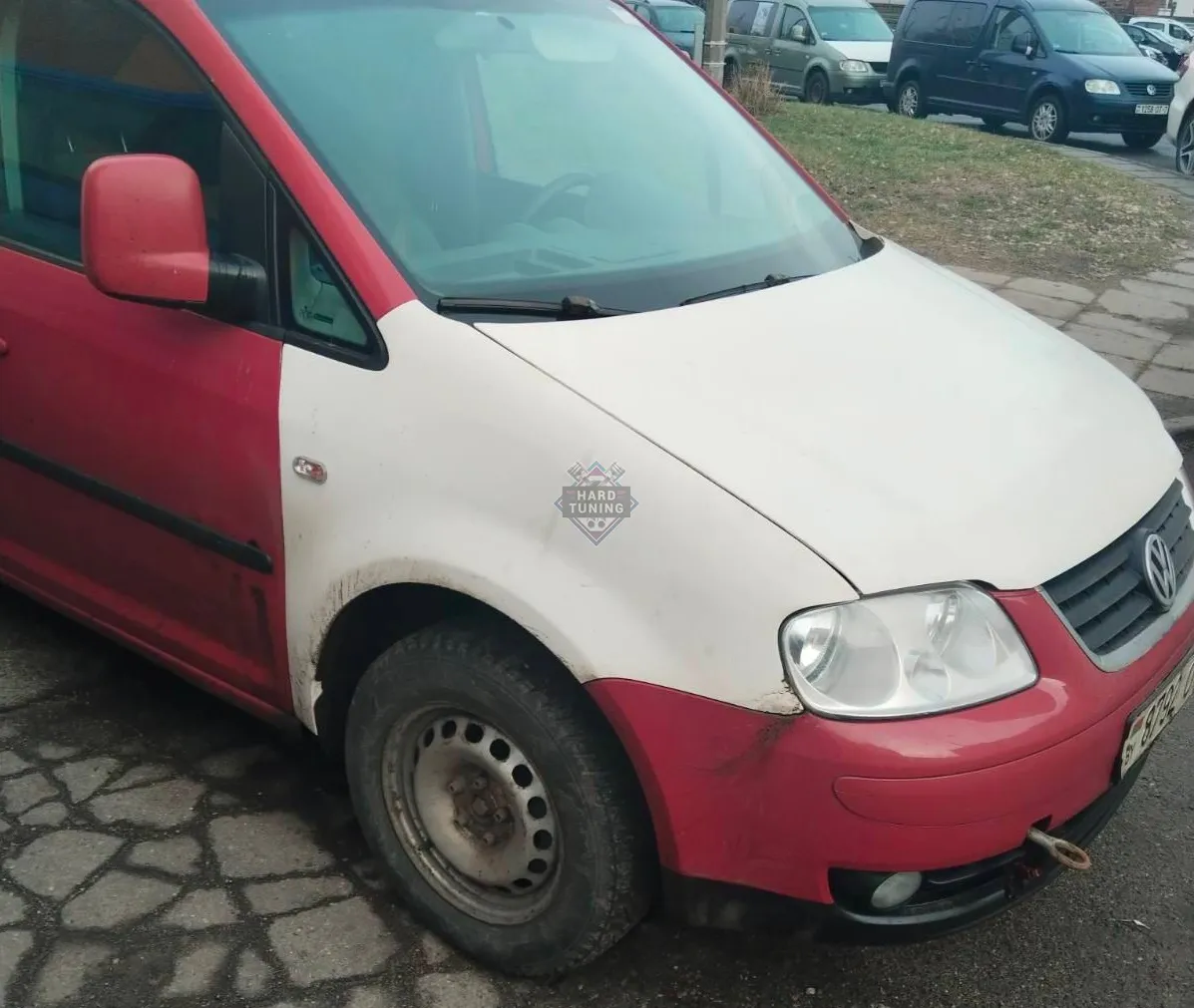 Капот пластиковый штатный Volkswagen Caddy 3 / Touran 1 дорестайлинг (2003-2006)