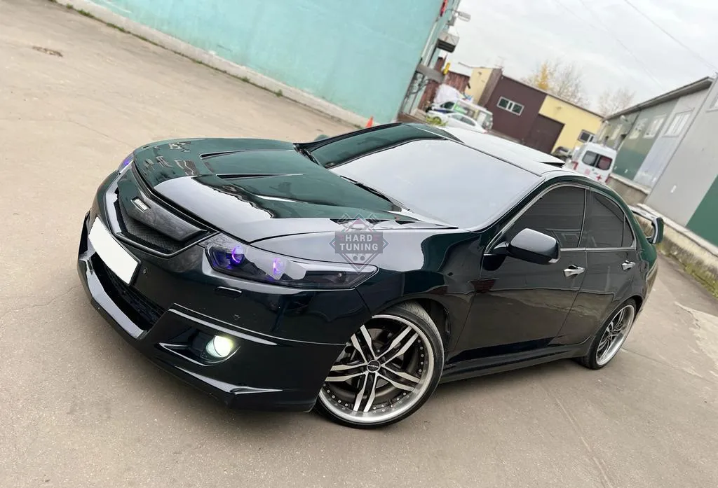Накладки на пороги MUGEN-STYLE Honda Accord 8 (2008-2013) ABS пластик