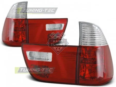 Задние фонари BMW X5 E53 (1999-2006) TAIL LIGHTS fits красно-белые