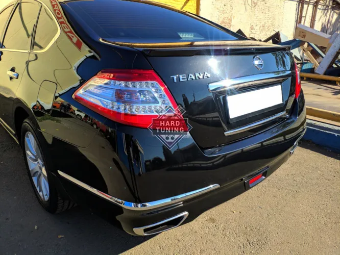 Спойлер лип с клыками Nissan Teana 2 J32