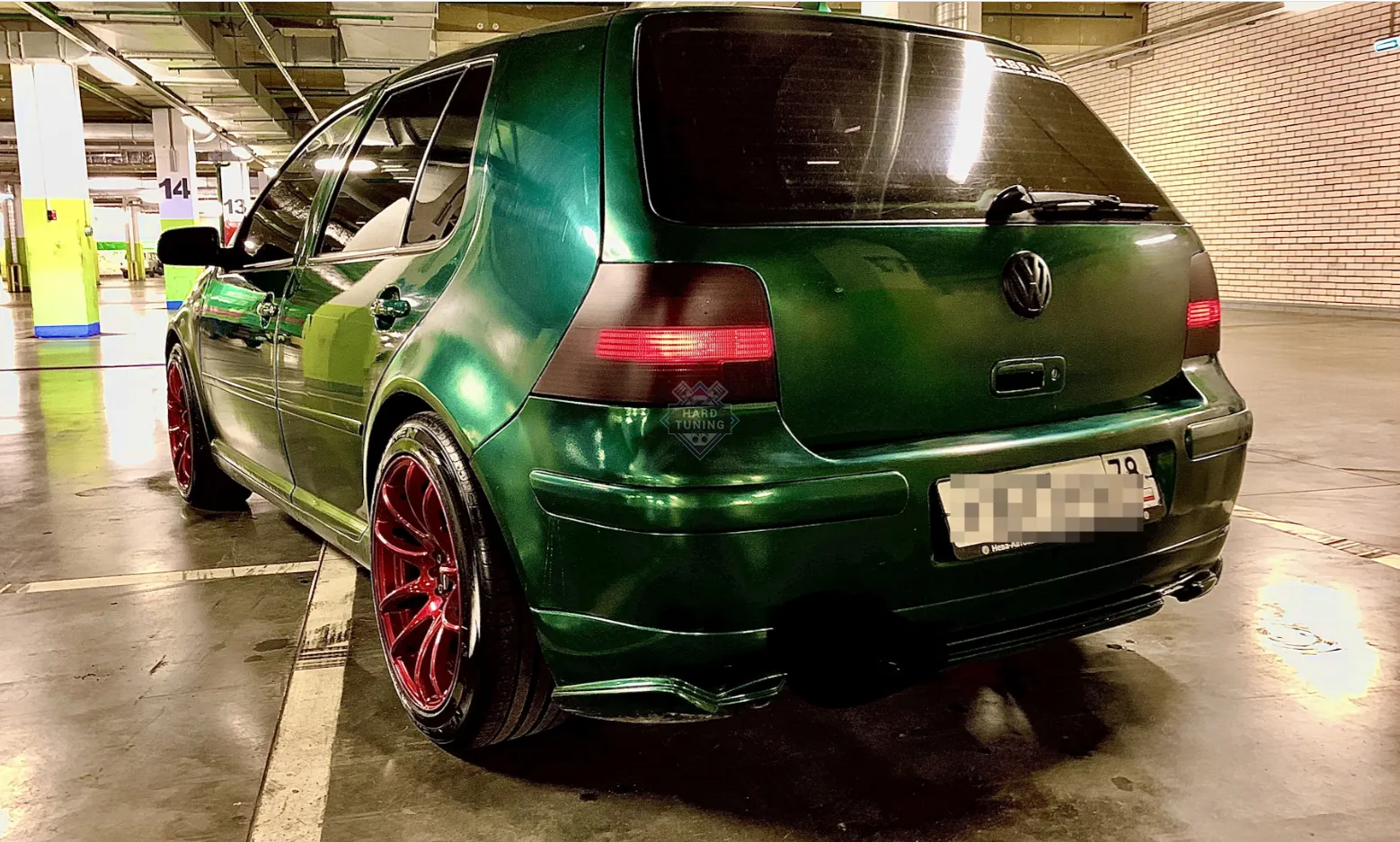 Накладка на задний бампер OETTINGER Volkswagen Golf 4